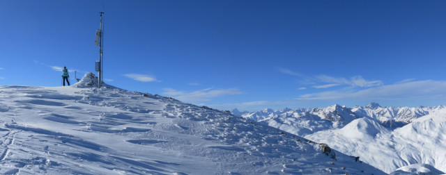 Foto: Wolfgang Lauschensky / Skitour / Elferspitze 2926m über Zwölferkopf 2760m / Elferspitze / 12.01.2014 15:07:09