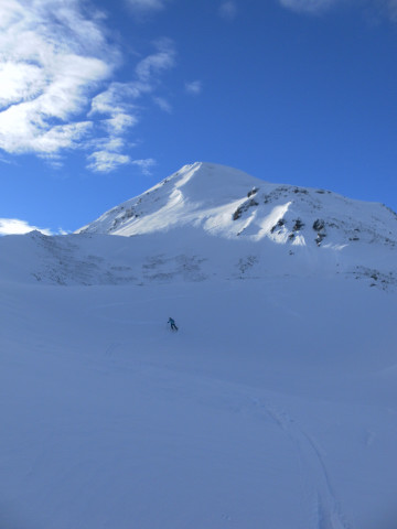 Foto: Wolfgang Lauschensky / Skitour / Elferspitze 2926m über Zwölferkopf 2760m / Ostflanke der Elferspitze / 12.01.2014 15:06:30