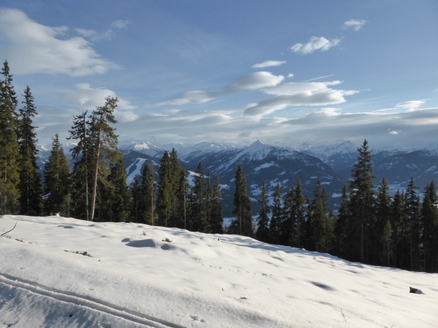 Foto: Manfred Karl / Skitour / Tannkoppen oder Monte Popolo / Blick zum Lackenkogel / 12.03.2014 19:51:01