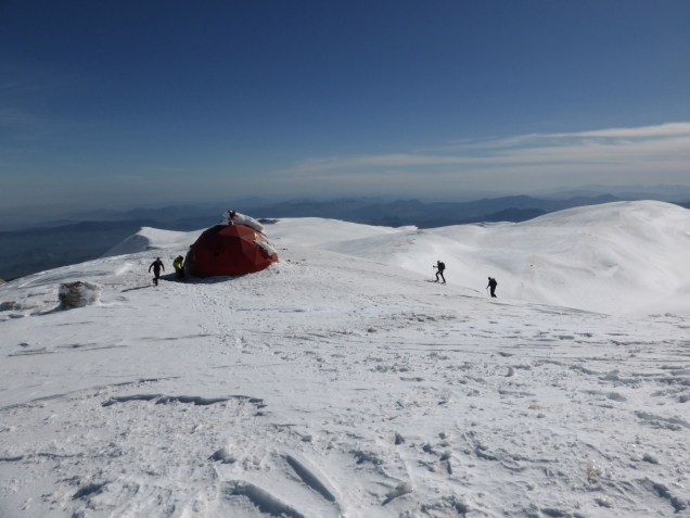 Foto: Manfred Karl / Skitour / Monte Amaro, 2793 m / Biv. Pelino / 25.03.2014 20:05:02