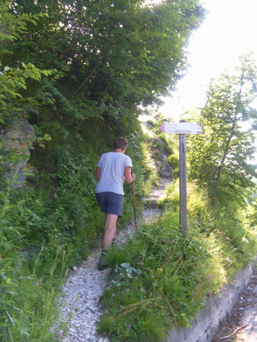 Foto: Wolfgang Lauschensky / Wandertour / Chiesa di Sant’Antonio abate bei Venzone / Start des Wanderpfades / 25.06.2014 13:05:49