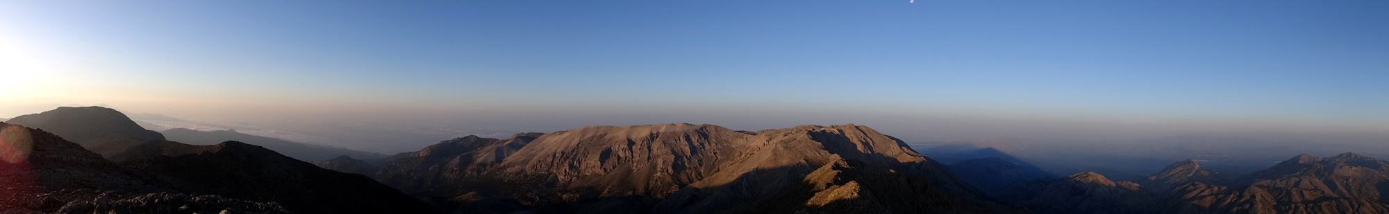 Foto: Datzi / Wandertour / Von der Lasithiou Hochebene zum Afentis sowie Dikti Ori (Biwak) und Lazaros / Blick nach Süden / 27.06.2014 15:09:55
