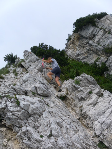 Foto: Wolfgang Lauschensky / Wandertour / Monte Chiampon 1709m / kurzer Verbindungsgrat / 02.07.2014 20:56:13