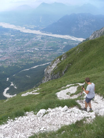 Foto: Wolfgang Lauschensky / Wandertour / Monte Chiampon 1709m / über Gemona / 02.07.2014 20:54:33