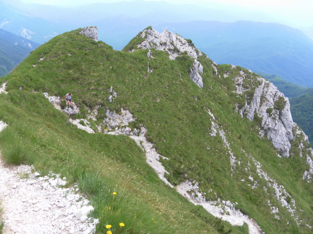Foto: Wolfgang Lauschensky / Wandertour / Monte Chiampon 1709m / Steilgelände / 02.07.2014 20:54:22