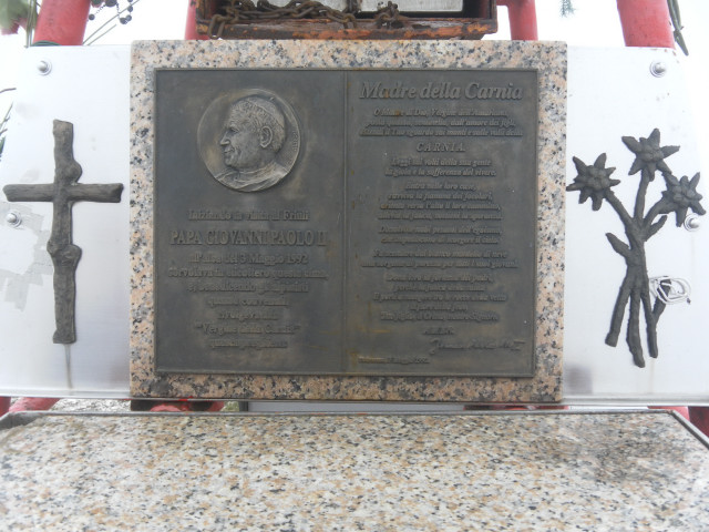Foto: Wolfgang Lauschensky / Wandertour / Monte Amariana 1905m Südanstieg / Madonnensockel / 03.07.2014 18:44:19