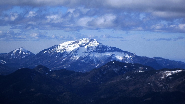 Foto: Andreas Koller / Schneeschuhtour / Über den Normalweg auf den Göller (1766m) / Ötscher (1893m) / 03.07.2014 23:50:57