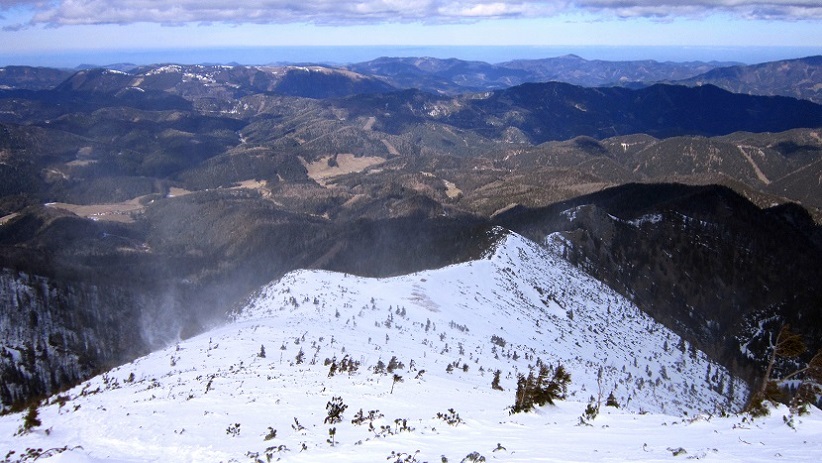 Foto: Andreas Koller / Schneeschuhtour / Über den Normalweg auf den Göller (1766m) / N-Grat / 03.07.2014 23:49:55