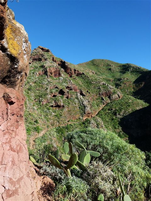 Foto: Walter Ruttinger / Wandertour / Teneriffa Norte: Chinamada-Trail / Ziel hinter dem Hügel / 18.07.2014 18:01:00