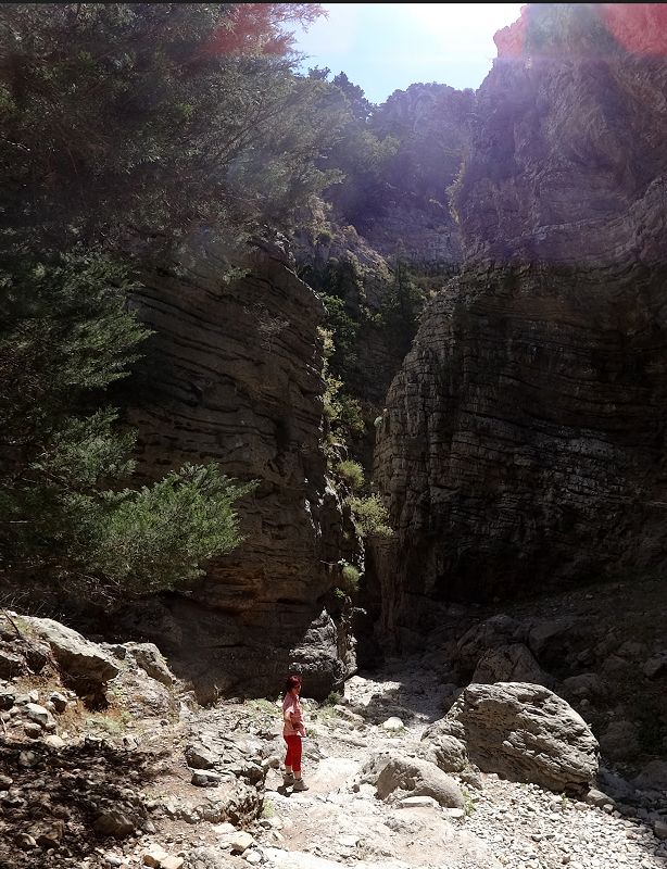 Foto: Datzi / Wandertour / Imbros Schlucht / Die engste Stelle in der schlucht / 21.07.2014 20:32:48