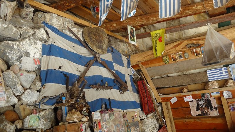 Foto: Datzi / Wandertour / Imbros Schlucht / Die Hütte im Mittelteil / 21.07.2014 20:33:57