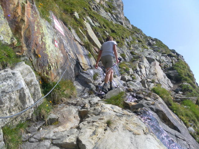 Foto: Wolfgang Lauschensky / Wandertour / Schönbichler Horn 3134m von der Alpenrose / Rampe zum Ostgrat / 22.07.2014 21:44:55