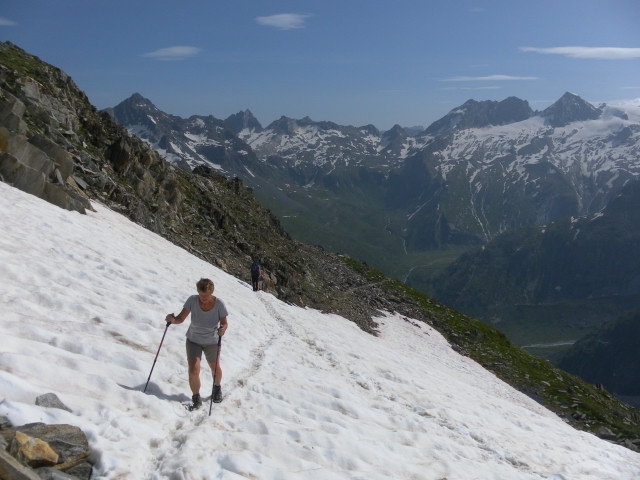 Foto: Wolfgang Lauschensky / Wandertour / Schönbichler Horn 3134m von der Alpenrose / harmlose Schneefelder / 22.07.2014 21:44:42