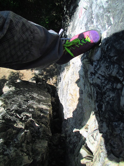 Foto: Andreas Koller / Klettersteigtour / Klettersteig Fennberg (1125m) / Ca. 3m ungesichert (II) / 22.07.2014 23:13:03