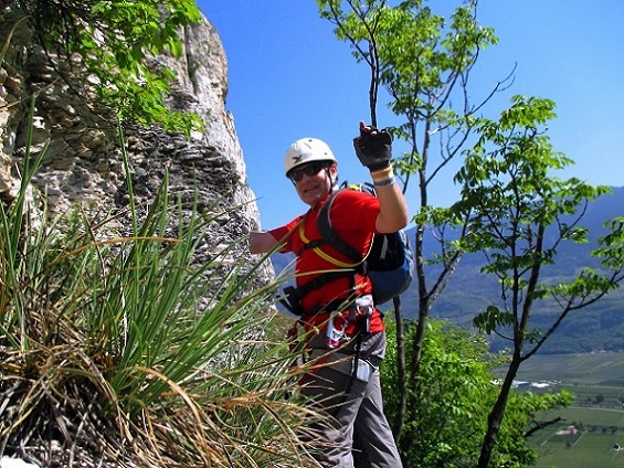 Foto: Andreas Koller / Klettersteigtour / Klettersteig Fennberg (1125m) / 22.07.2014 23:11:13