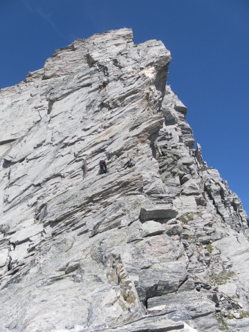 Foto: Wolfgang Lauschensky / Klettertour / Zsigmondyspitze oder Feldkopf (3089m) Normalweg / direkte Südostgrat-Variante V / 23.07.2014 21:41:21