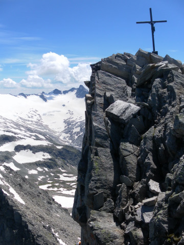Foto: Wolfgang Lauschensky / Klettertour / Zsigmondyspitze oder Feldkopf (3089m) Normalweg / nordseitiger Gipfelgrat / 23.07.2014 21:39:26