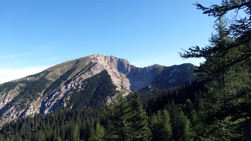 Foto: Datzi / Wandertour / Atemberaubendes Bergerlebnis auf der Riegerin / Die Riegerin mit dem Eiskar und Verbindungsgrat zum Gr. Schober / 10.08.2014 20:26:50