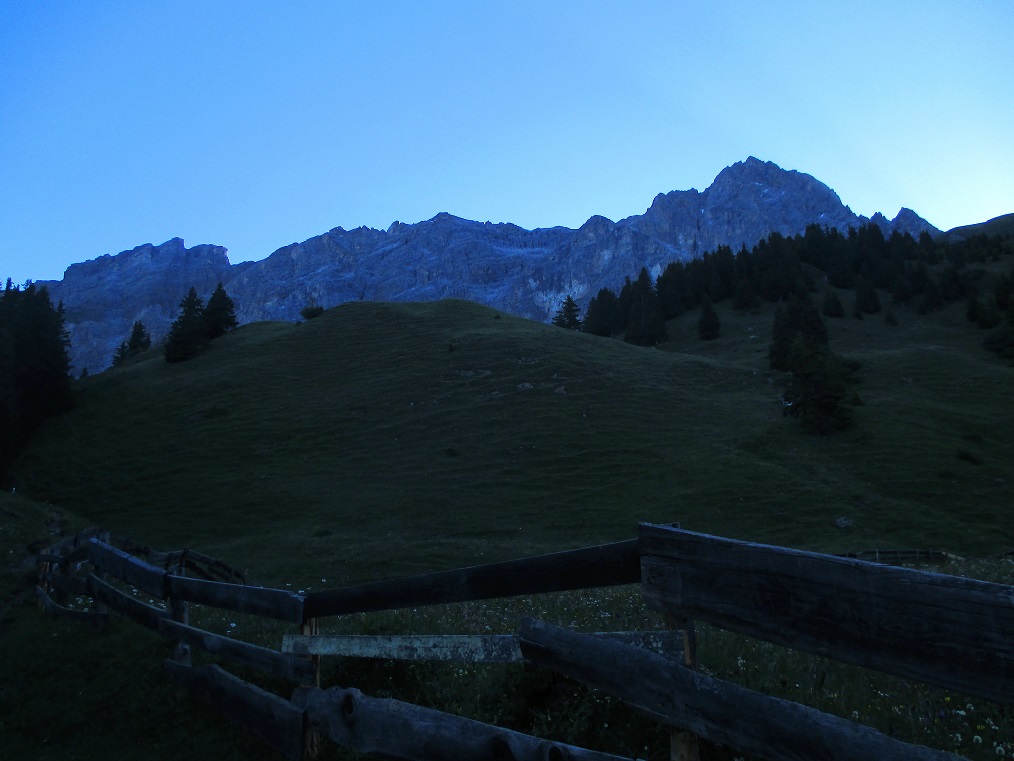 Foto: Andreas Koller / Klettersteigtour / Senda ferrada Piz Mitgel (3159m) / Piz Mitgel / 18.09.2014 01:48:53