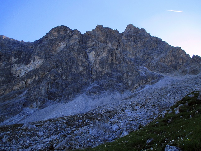 Foto: Andreas Koller / Klettersteigtour / Senda ferrada Piz Mitgel (3159m) / 18.09.2014 01:47:35