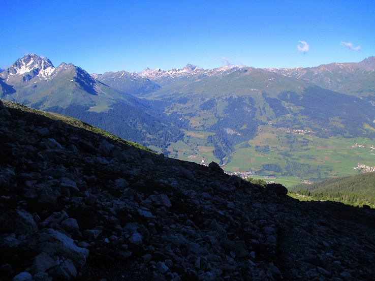 Foto: Andreas Koller / Klettersteigtour / Senda ferrada Piz Mitgel (3159m) / 18.09.2014 01:47:15