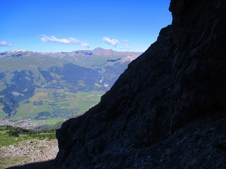Foto: Andreas Koller / Klettersteigtour / Senda ferrada Piz Mitgel (3159m) / 18.09.2014 01:47:05