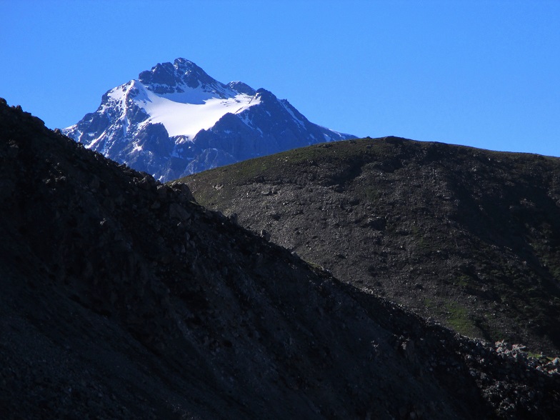 Foto: Andreas Koller / Klettersteigtour / Senda ferrada Piz Mitgel (3159m) / 18.09.2014 01:46:26