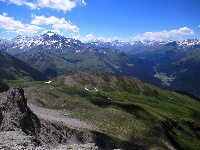 Foto: Andreas Koller / Klettersteigtour / Senda ferrada Piz Mitgel (3159m) / 18.09.2014 01:40:47