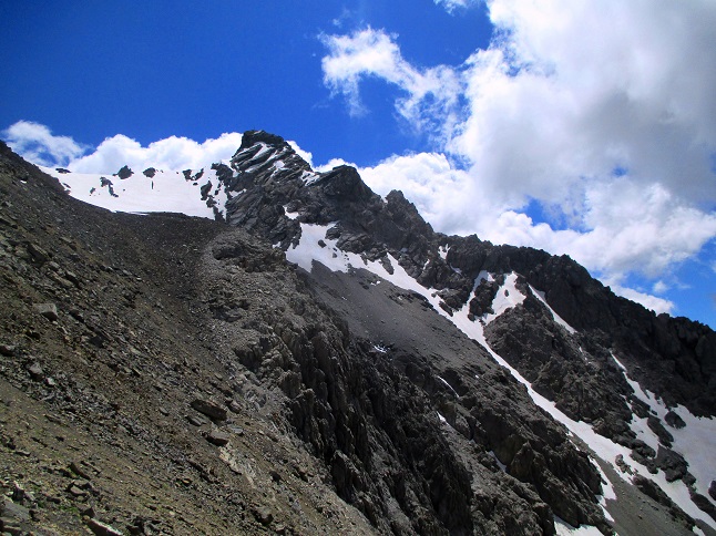 Foto: Andreas Koller / Klettersteigtour / Senda ferrada Piz Mitgel (3159m) / 18.09.2014 01:38:30