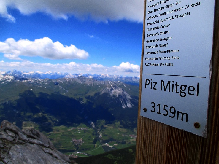 Foto: Andreas Koller / Klettersteigtour / Senda ferrada Piz Mitgel (3159m) / 18.09.2014 01:26:58