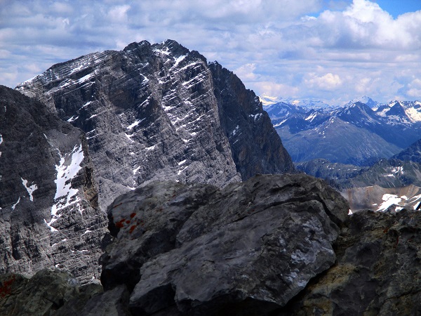 Foto: Andreas Koller / Klettersteigtour / Senda ferrada Piz Mitgel (3159m) / 18.09.2014 01:25:26