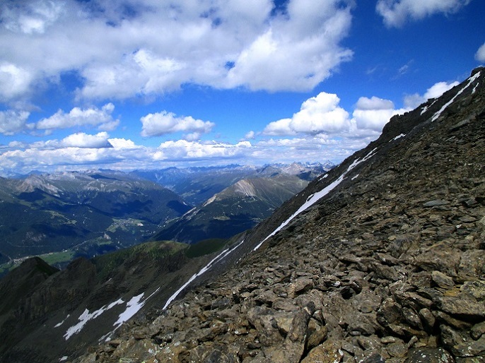 Foto: Andreas Koller / Klettersteigtour / Senda ferrada Piz Mitgel (3159m) / 18.09.2014 01:22:08