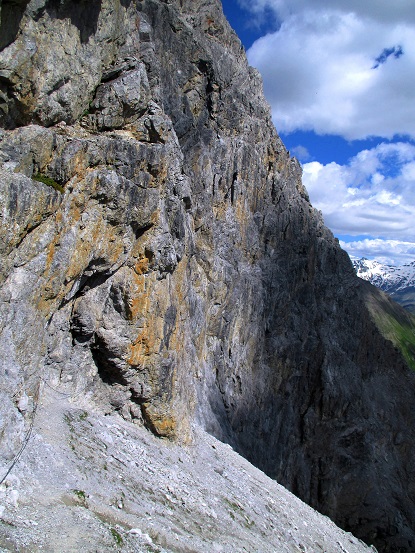 Foto: Andreas Koller / Klettersteigtour / Senda ferrada Piz Mitgel (3159m) / 18.09.2014 01:20:27