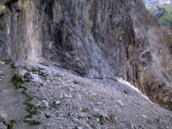 Foto: Andreas Koller / Klettersteigtour / Senda ferrada Piz Mitgel (3159m) / 18.09.2014 01:20:20