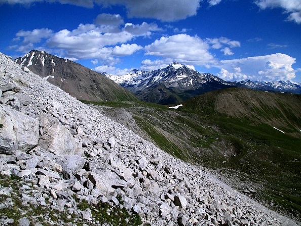 Foto: Andreas Koller / Klettersteigtour / Senda ferrada Piz Mitgel (3159m) / 18.09.2014 01:19:08
