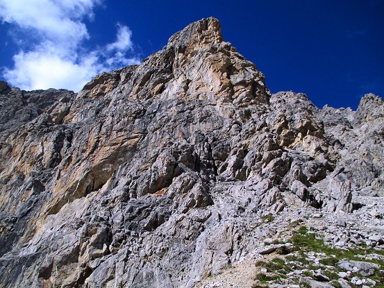 Foto: Andreas Koller / Klettersteigtour / Senda ferrada Piz Mitgel (3159m) / 18.09.2014 01:19:00