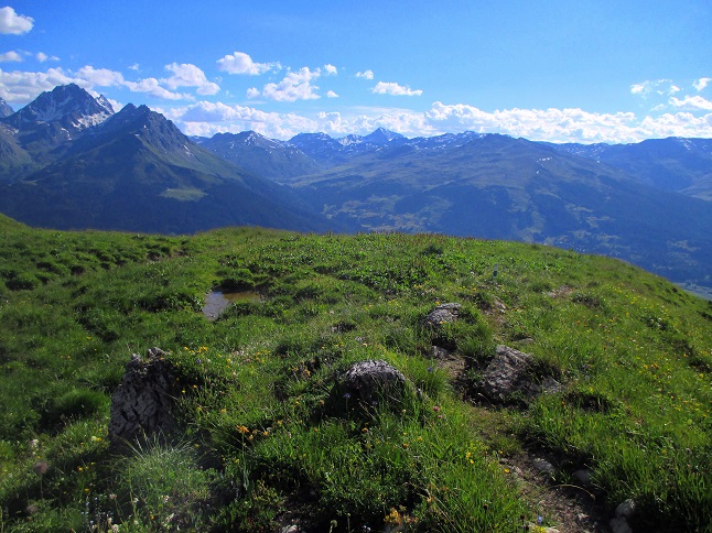 Foto: Andreas Koller / Klettersteigtour / Senda ferrada Piz Mitgel (3159m) / 18.09.2014 01:17:31
