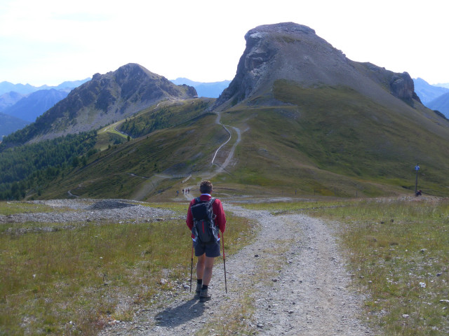 Foto: Wolfgang Lauschensky / Klettersteigtour / Rocher Blanc Voie facile / Rocher Blanc aus dem Col de la Ricelle / 20.09.2014 00:46:45