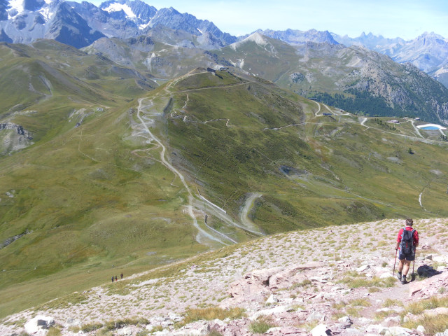 Foto: Wolfgang Lauschensky / Klettersteigtour / Rocher Blanc Voie facile / Abstieg Richtung Serre Chevalier / 20.09.2014 00:43:20
