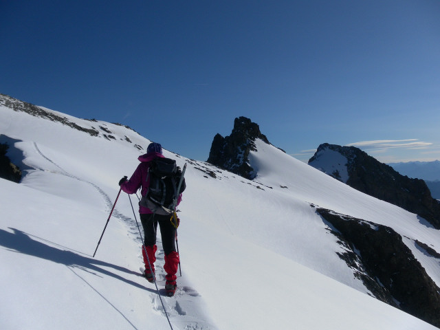 Foto: Wolfgang Lauschensky / Wandertour / Roche Faurio 3730m und Pointe Xavier Blanc 3677m / Pointe Xavier Blanc / 20.09.2014 13:43:04