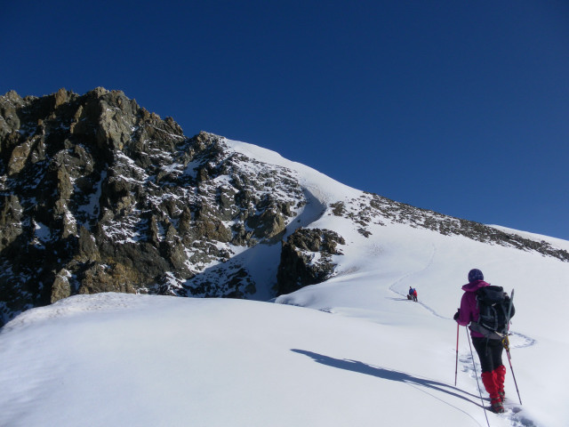 Foto: Wolfgang Lauschensky / Wandertour / Roche Faurio 3730m und Pointe Xavier Blanc 3677m / Roche Faurio und Vorgipfel / 20.09.2014 13:42:54
