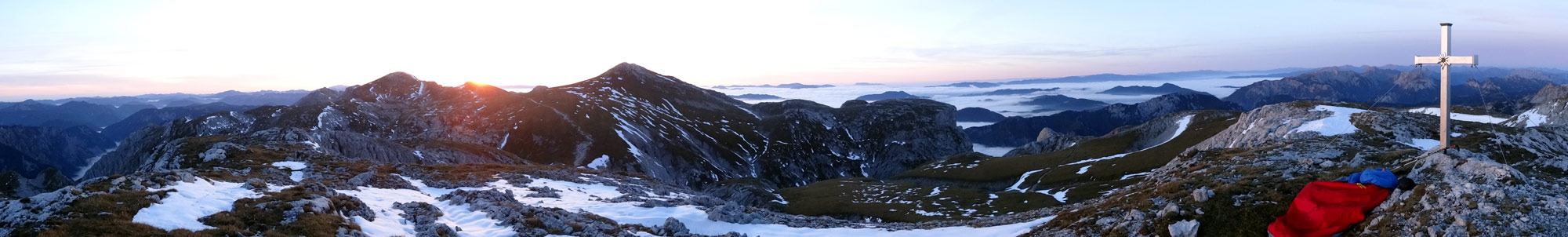 Foto: Datzi / Wandertour / Rundtour über das Weittal zum Hochwart (Biwak) - Abstieg über die Hochalm und Stadurzrinne (Antengraben) / 01.10.2014 20:57:56