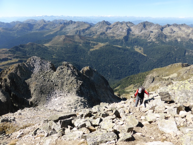Foto: Manfred Karl / Klettersteigtour / Cima d´Asta, 2847 m, Via ferrata Giulio Gabrielli und Canalone Sud / 30.09.2014 20:32:38
