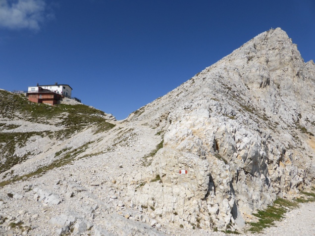 Foto: Manfred Karl / Klettersteigtour / Via ferrata Carlo Campalani auf die Cima Carega, 2259 m / Rif. Fraccaroli und Cima Carega / 01.10.2014 20:18:41