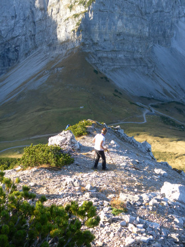 Foto: Wolfgang Lauschensky / Wandertour / Gumpenspitze und Gamsjoch aus dem Laliderertal / SW-Grat und Hohljoch / 21.10.2014 18:45:36