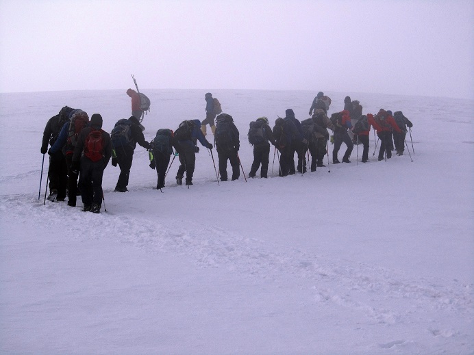 Foto: Andreas Koller / Wandertour / Ararat (5137m) / Abstieg vom Ararat, ehe die nächsten Gipfelstürmer eintreffen / 23.10.2014 01:59:55