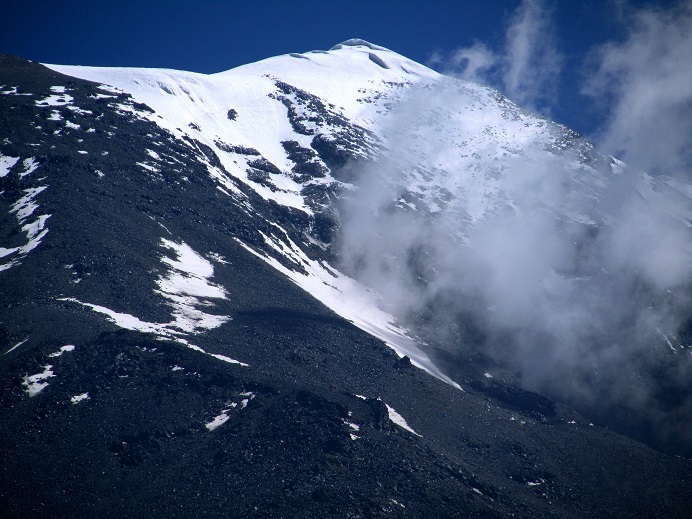 Foto: Andreas Koller / Wandertour / Ararat (5137m) / Rückblick zum Ararat mit dem Gletscherdach / 23.10.2014 01:49:07