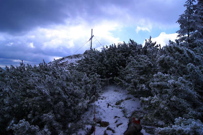 Foto: Andreas Koller / Wandertour / Gippel und Gippelmauer von Süden (1669m) / Die letzten Anstiegsmeter / 24.11.2014 01:30:25