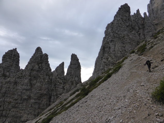 Foto: Manfred Karl / Wandertour / Cima Carega über den Sentiero del Fumante / Guglie del Fumante / 11.12.2014 20:28:24