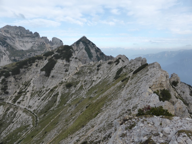 Foto: Manfred Karl / Wandertour / Cima Carega über den Sentiero del Fumante / Am Weg zum Monte Obante / 11.12.2014 20:24:49
